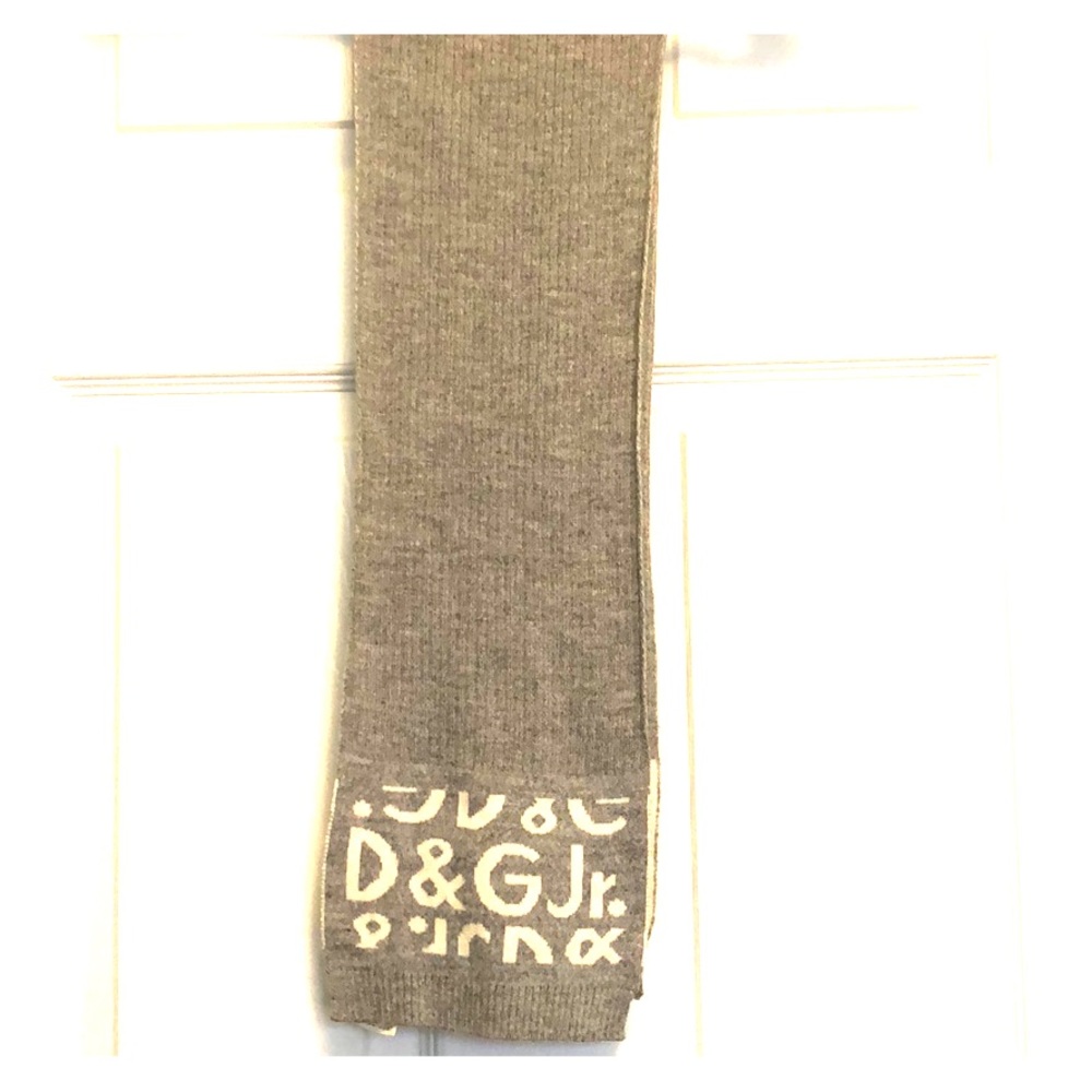 Dolce & Gabbana Juniors Unisex Kids Grey Scarf
